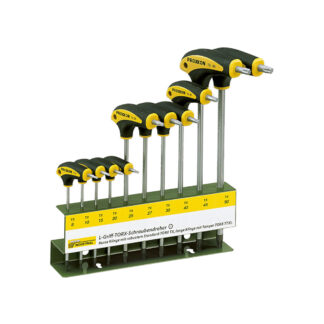 L-kahva ruuvimeisselisarja 10-osaa torx