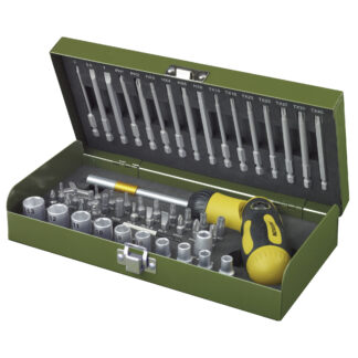 Bits-sarja räikkäruuvivääntimellä 54-osaa