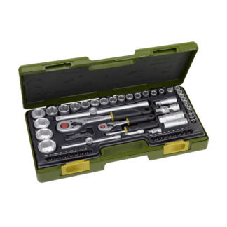 Hylsysarja 1/4" ja 1/2" 65-osaa