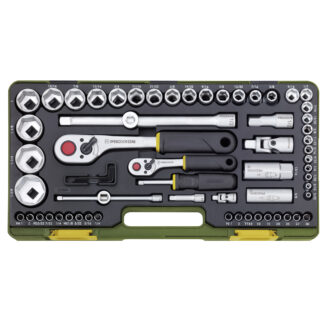 Hylsysarja tuumat 1/4" ja 1/2" 65-osaa