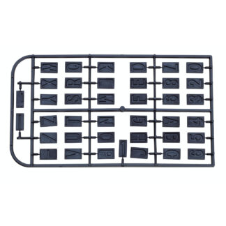 Kirjain-setti / sapluunasarja GE 20