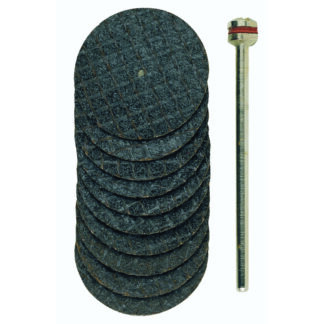 Katkaisulaikka alumiinioksidi Ø 22 mm 10 kpl + pidin